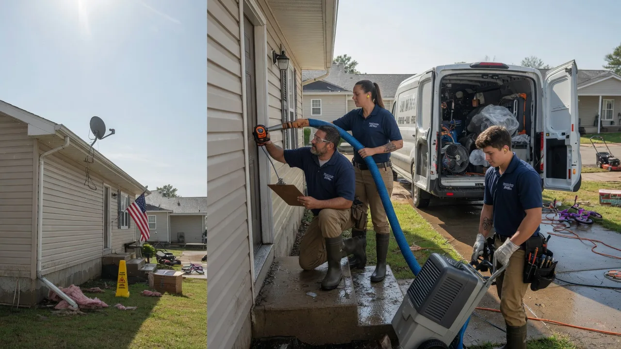 Ceiling Water Damage Restoration in Aredale, IA near me